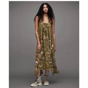 AllSaints Areena Peggy Floral Maxi Dress